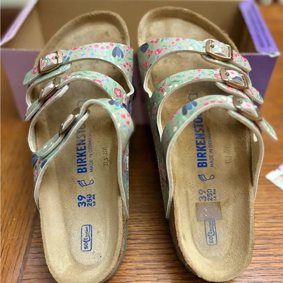 Birkenstock Floral Multi-Color Sandals - Picture 1 of 7